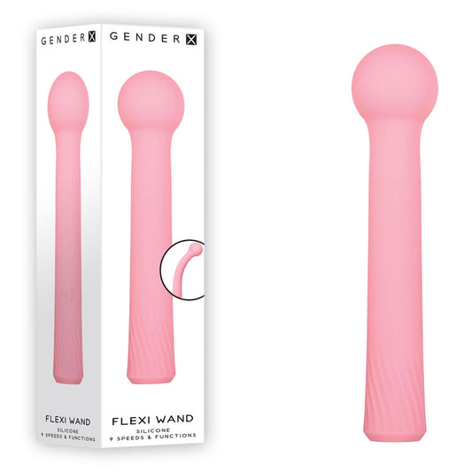 Gender X FLEXI WAND - Pink 16.6 cm USB Rechargeable Vibrator-GX-RS-8904-2