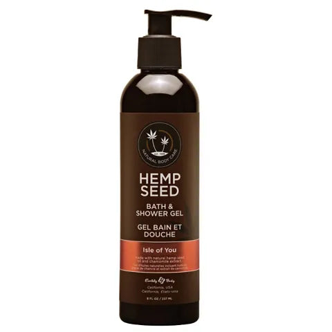 Hemp Seed Bath & Shower Gel - Isle Of You (Coconut Water, Citrus & Vanilla) Scent