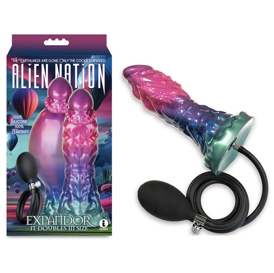Alien Nation - Expandor - Coloured Inflatable Fantasy Dildo - IC1377