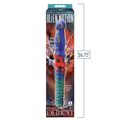 Alien Nation - Double Demon - Coloured 35 cm Fantasy Double Dildo-IC1382