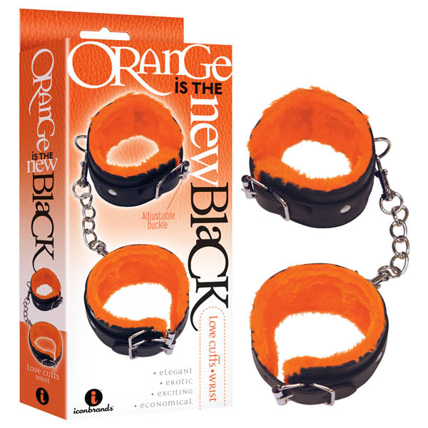 Orange Is The New Black - Love Cuffs - Wrist - Black Fluffy Wrist Restraints-IC2320-2