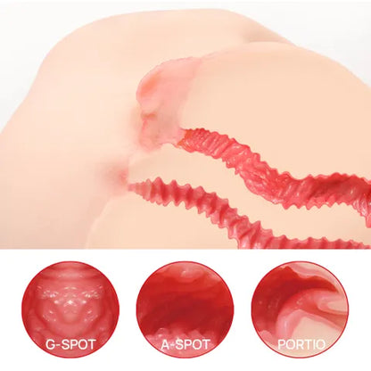 Kokos Big Hip Vanilla 004 - Flesh Missionary Style Masturbator