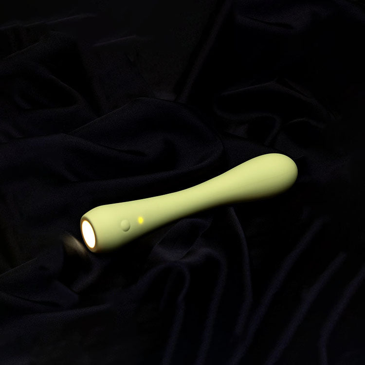 Adam & Eve GROOVY GLOW-UPS Bendie - Yellow 18.4 cm USB Rechargeable G-Spot Vibrator - L180 7000