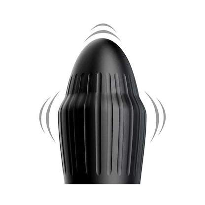 Adam & Eve THE GREAT EXPANDER - Black 14 cm USB Rechargeable Thrusting & Expanding Prostate Massager with Wireless Remote - L253 8000