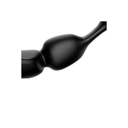 Adam & Eve THE GREAT EXPANDER - Black 14 cm USB Rechargeable Thrusting & Expanding Prostate Massager with Wireless Remote - L253 8000