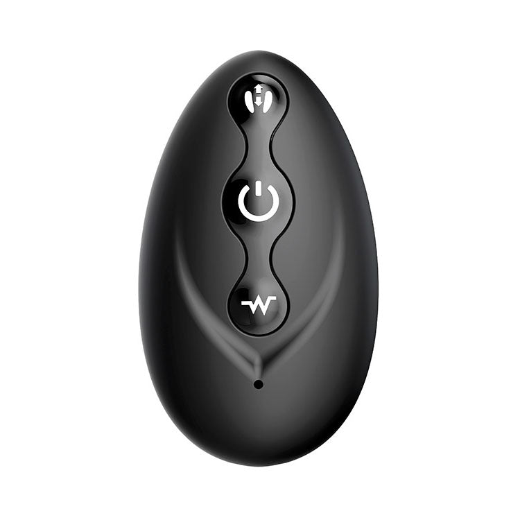 Adam & Eve THE GREAT EXPANDER - Black 14 cm USB Rechargeable Thrusting & Expanding Prostate Massager with Wireless Remote - L253 8000