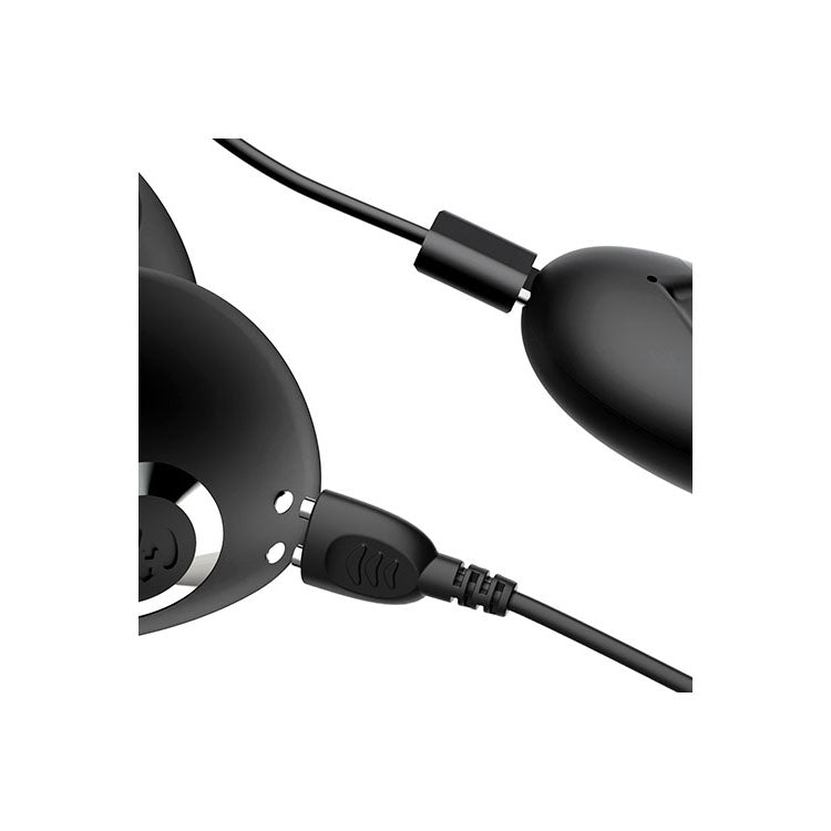 Adam & Eve THE GREAT EXPANDER - Black 14 cm USB Rechargeable Thrusting & Expanding Prostate Massager with Wireless Remote - L253 8000
