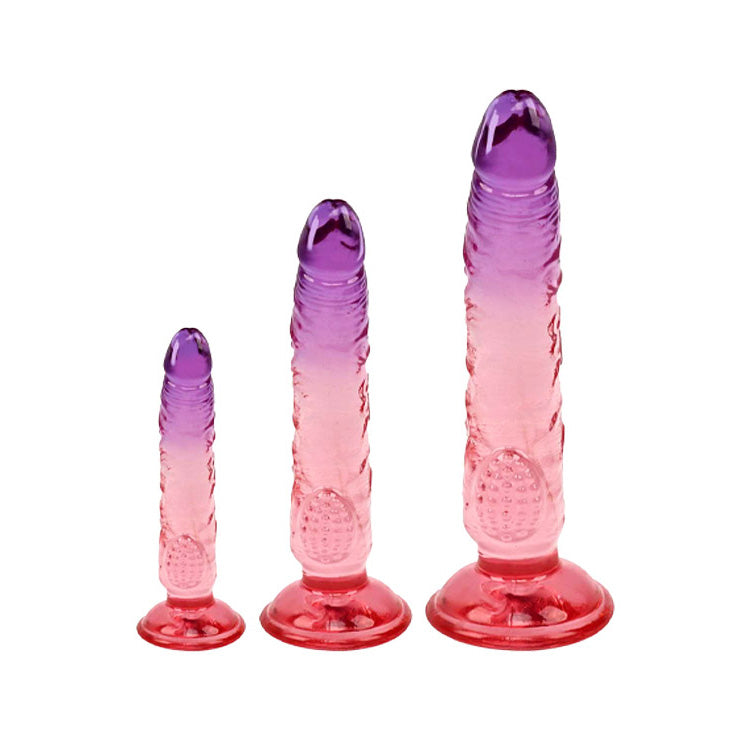 Adam & Eve SUNSET DREAMS TRIO - Pink/Purple Dildos - Set of 3 Sizes - L294 9000