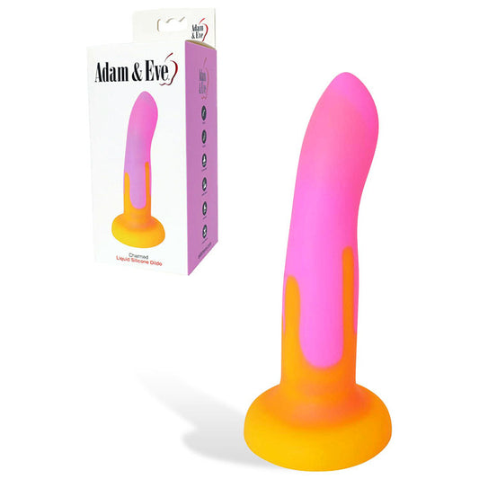 Adam & Eve CHARMED - Pink/Yellow 16.5 cm Dildo - L645 9000