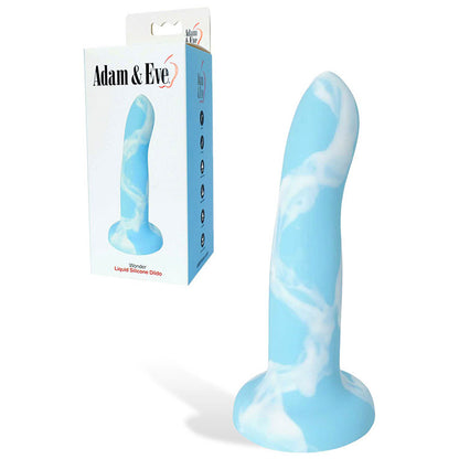 Adam & Eve WONDER - Blue/White 16.5 cm Dildo - L646 9000