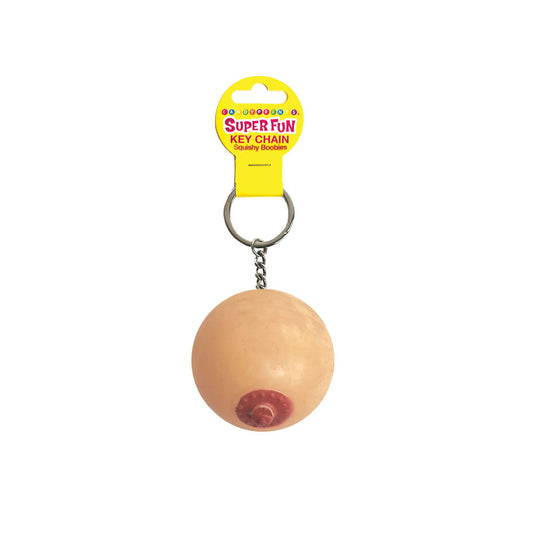Super Fun Key Chain - Squishy Boob - Novelty Keychain-LGCP.1179