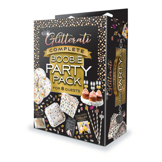 Glitterati Complete Boobie Party Pack - Party Set for 8 People-LGCP.1211