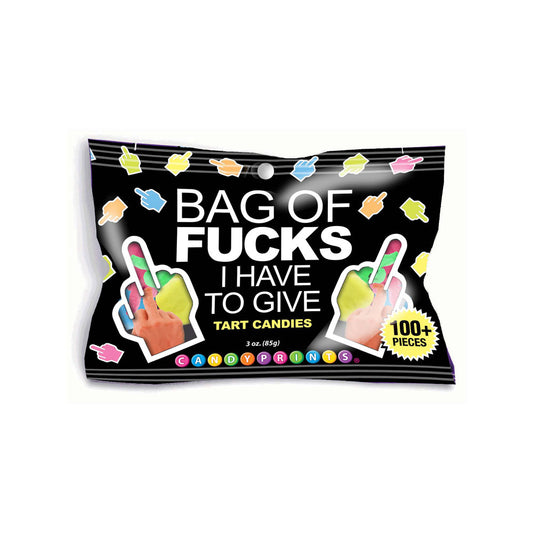 Bag Of Fucks I Have To Give - Fruit Flavoured Lollies - 85 gram Bag-LGCP.1214