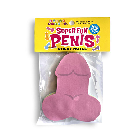 Super Fun Penis Sticky Notes - Multi Coloured Novelty Sticky Notes - 100 Pack-LGCP.1218