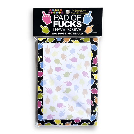 Pad Of Fucks I Have To Give! Notepad - Novelty Notepad - 100 Pages-LGCP.1227