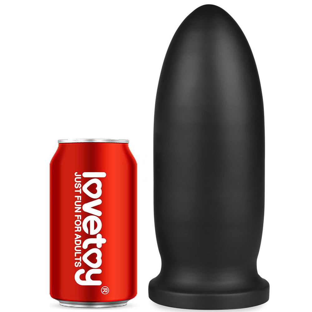 King Sized Anal Bomber - Black 23 cm (9) Mega Anal Plug-LV2245