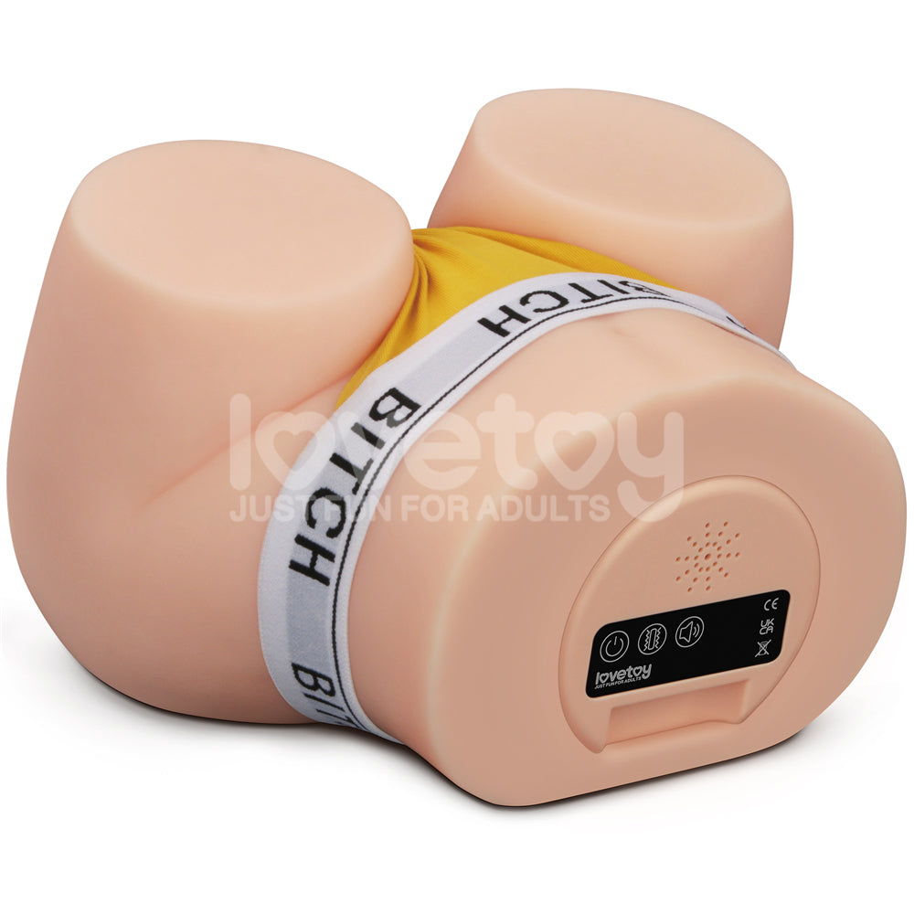 Streetgirls Sensation Pulse - Doggy - Flesh USB Rechargeable Vibrating Sucking & Moaning Doggy masturbator