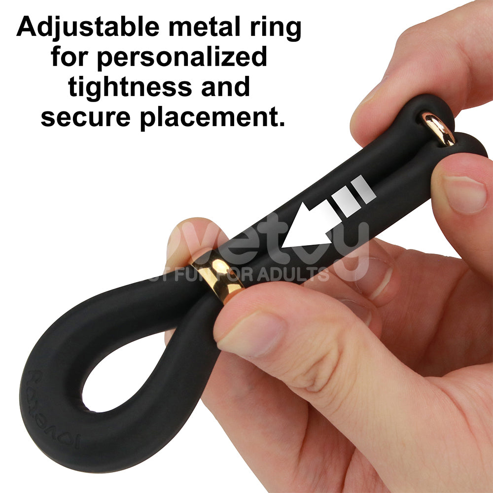 Pinnacle Pro Anyfit Stretcher - Black Adjustable Cock Ring-LV443031