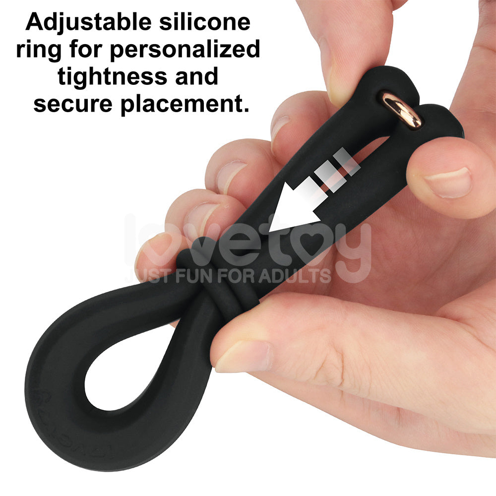 Pinnacle Pro Anyfit Plus Stretcher - Black Adjustable Cock Ring - LV443032
