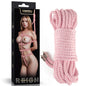 Rebellion Reign Silky Bondage Rope - Pink - Pink Bondage Rope - 10 metre length-LV761303