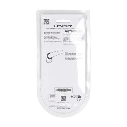 LEVELZ Classic Silicone Cock Ring Set - L/XL/XXL - Black Cock Rings - Set of 3 Sizes-LVL01-0007BLK