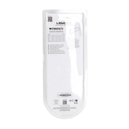 LEVELZ Classic Silicone Cock Ring Set of 6 - Black Cock Rings - Set of 6 Sizes-LVL01-0008BLK