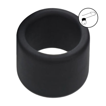 LEVELZ Liquid Silicone Ball Strap - L - Black - Black Ball Strap-LVL01-0019BLK