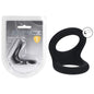 LEVELZ Double O Silicone Cock Ring - M - Black - Black Cock & Balls Rings-LVL01-0026BLK