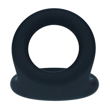 LEVELZ Double O Silicone Cock Ring - M - Black - Black Cock & Balls Rings-LVL01-0026BLK