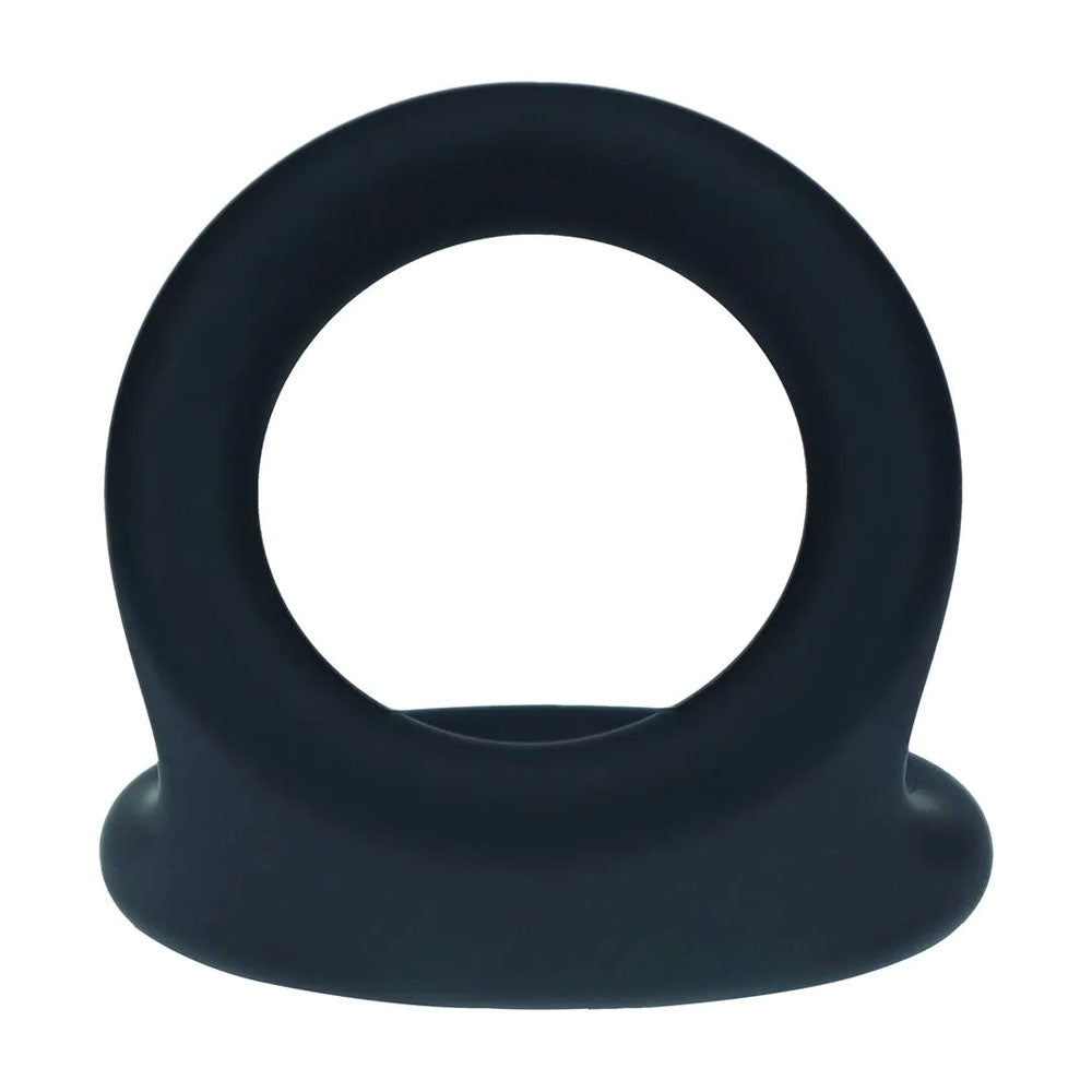 LEVELZ Double O Silicone Cock Ring - L - Black - Black Cock & Balls Rings-LVL01-0027BLK