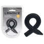 LEVELZ Pencil Liquid Silicone Cock Ring - Black Cock Ring-LVL01-0035BLK