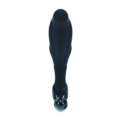 LEVELZ Rippled with Hard Loop Prostate Massager - Small - Black Small Prostate Massager-LVL02-0024BLK