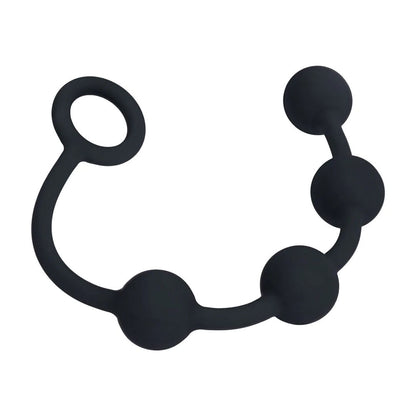 LEVELZ Round Silicone Anal Balls - S - 20mm - Black 23 cm Small Anal Balls-LVL02-0033BLK