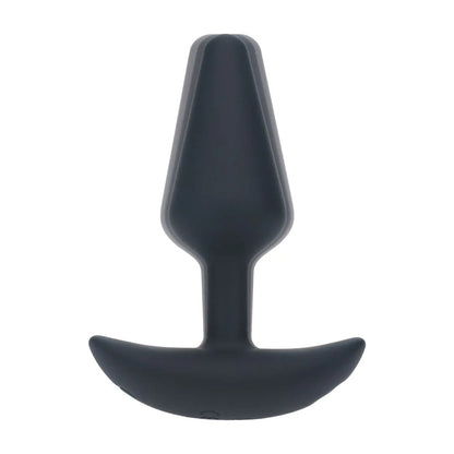 LEVELZ Classic Vibrating Silicone Anal Plug - Small - Black Small USB Rechargeable Butt Plug-LVL03-0012BLK
