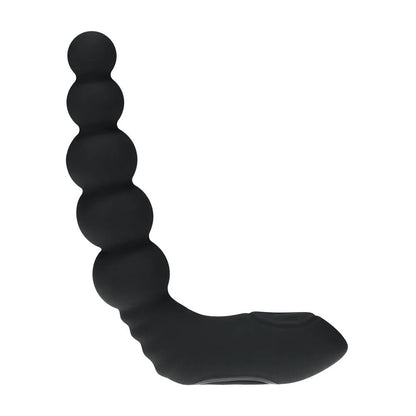 LEVELZ Rechargeable Beaded Prostate Massager - Black USB Rechargeable Heating + Vibrating Prostate Massager-LVL03-0023BLK
