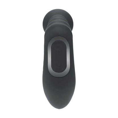 LEVELZ Rechargeable Beaded Prostate Massager - Black USB Rechargeable Heating + Vibrating Prostate Massager-LVL03-0023BLK