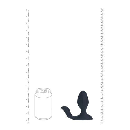 LEVELZ Vibrating & Rotating Anal Plug with Ball Stimulator - Black 10.7 cm USB Rechargeable Vibrating Butt Plug-LVL03-0029BLK