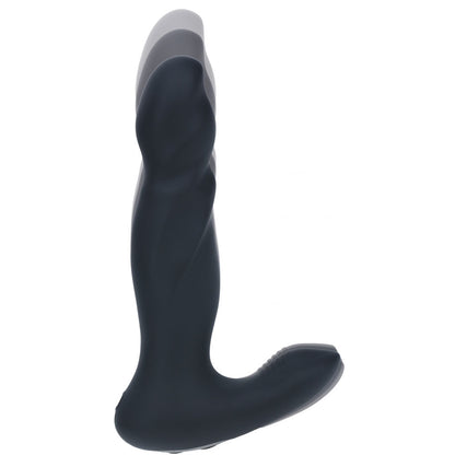 LEVELZ Vibrating & Thrusting Silicone Prostate Massager - Black 14.7 cm USB Rechargeable Thrusting Prostate Massager - LVL03-0036BLK