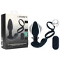 LEVELZ Dual Vibrating Prostate Stimulator with Cock Ring - Black USB Rechargeable Vibrating Butt Plug with Cock Ring-LVL03-0043BLK