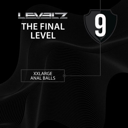 LEVELZ Round Anal Balls - XXL - 60mm - Black 52.5 cm XXL Anal Beads-LVL09-0001BLK