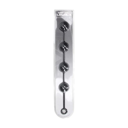 LEVELZ Round Anal Balls - XXL - 60mm - Black 52.5 cm XXL Anal Beads-LVL09-0001BLK