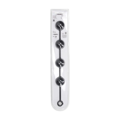 LEVELZ Round Anal Balls - XXL - 60mm - Black 52.5 cm XXL Anal Beads-LVL09-0001BLK