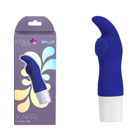 Maia KAPRI - Blue 8.9 cm USB Rechargeable Bullet-MA24-08