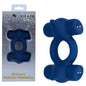 Maia RONAN - Blue - Blue USB Rechargeable Dual Vibrating Cock Ring-MA25-09-BLUE