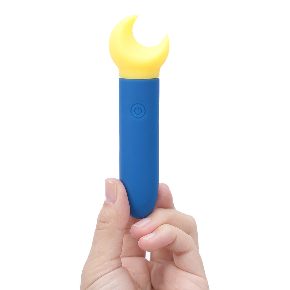 Maia SAYLOR - Blue/Yellow 11.1 cm USB Rechargeable Bullet - MA25-20