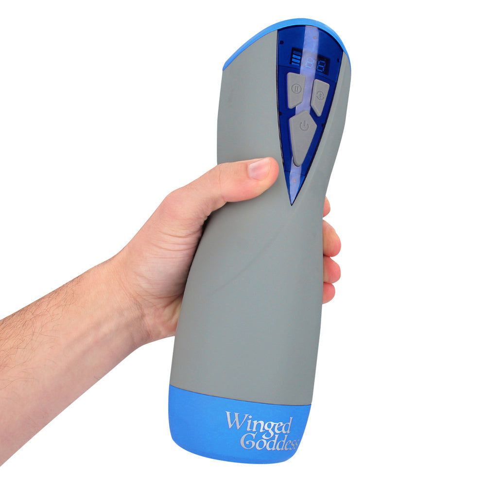 MASTURS Eloa - USB Rechargeable Sucking & Vibrating Auto Stroker with Augmented Reality-MAS005GRY