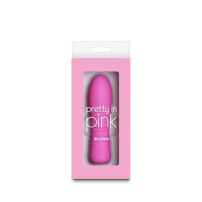 Pretty in Pink Blush - Pink - Pink 13 cm USB Rechargeable Vibrator - NSN-0365-04