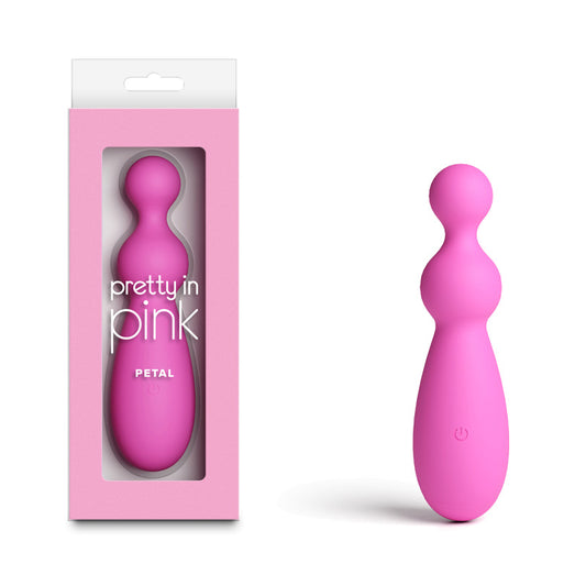 Pretty in Pink Petal - Pink - Pink 15.5 cm USB Rechargeable Vibrator - NSN-0365-14
