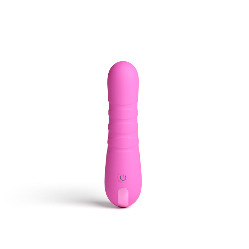 Pretty in Pink Crush - Pink - Pink 14.3 cm USB Rechargeable Vibrator - NSN-0365-34