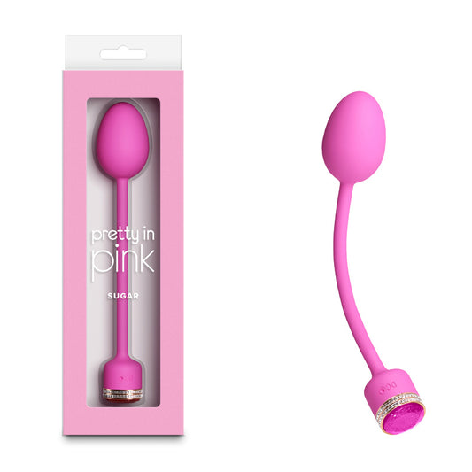 Pretty in Pink Sugar - Pink - Pink 21 cm USB Rechargeable Flexible Vibrator - NSN-0365-44